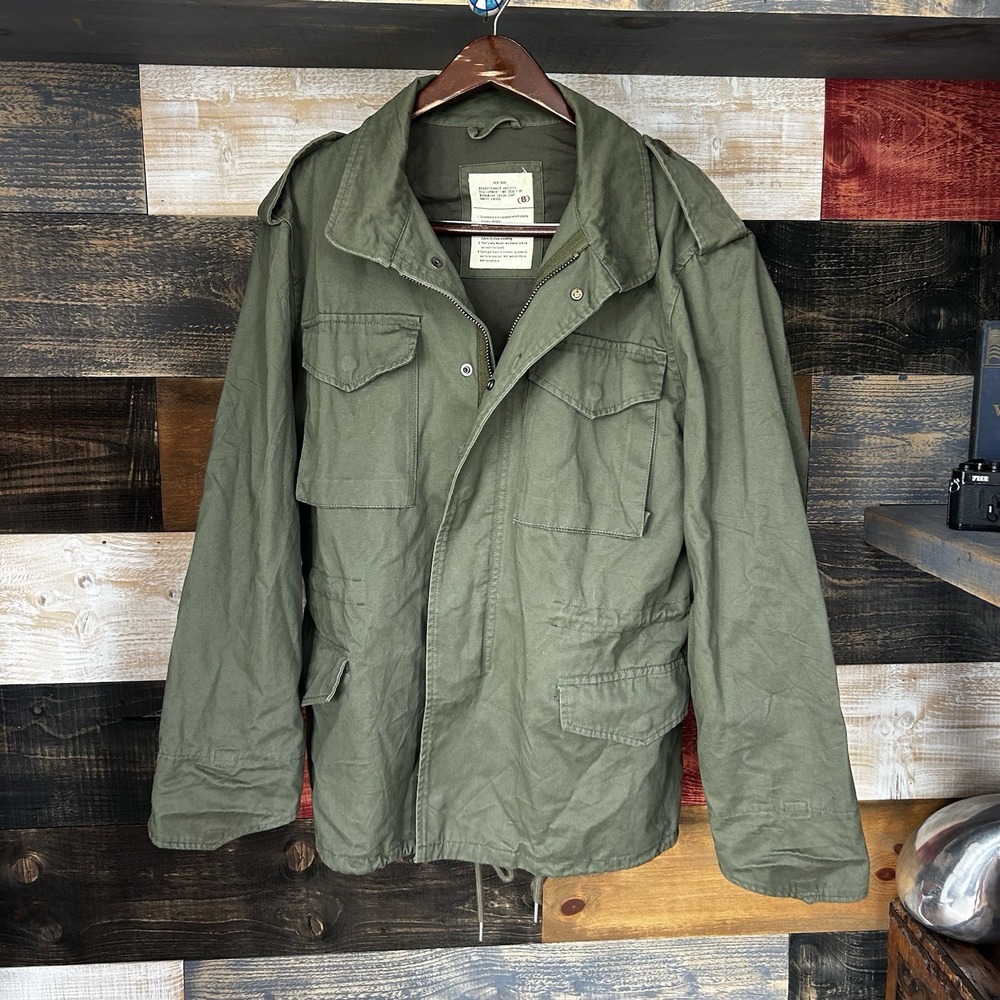 Maden Clothing  Uncle Fu Military Jacket Swedish Coat Green USA Medium
